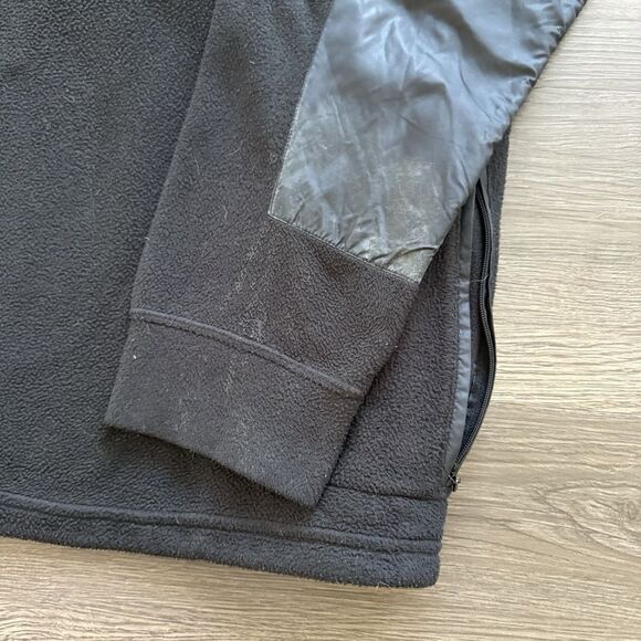 Vintage Polo Ralph Lauren Tech Jacket Black Fleece Crest Zip Mens XL Gorpcore - Picture 5 of 10